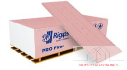 Płyta gipsowa GKF PRO Fire+ typ DF 1200x3000x12,5mm RIGIPS