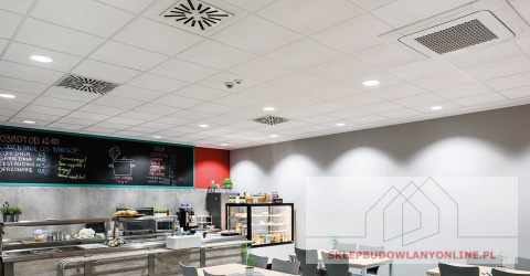 Płyta sufitowa Gyprex Asepta krawędź A 600x600x8mm RIGIPS Płyta sufitowa Gyprex Asepta krawędź A 600x600x8mm RIGIPS
