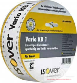 Taśma klejąca VARIO KB1 60mm x 40 mb ISOVER