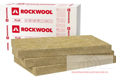 Rockmin Plus 50mm wełna skalna, lambda 0.037, opak.= 10,98 m2 ROCKWOOL