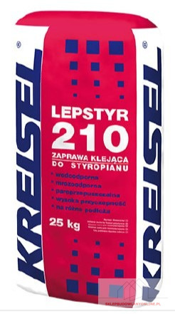 Zaprawa klejąca do styropianu LEPSTYR 210 opak.= 25kg KREISEL