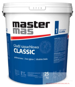 Gładź szpachlowa MASTER-MAS opak.= 25kg MASTER