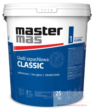 Gładź szpachlowa MASTER-MAS opak.= 25kg MASTER Gładź szpachlowa MASTER-MAS opak.= 25kg MASTER