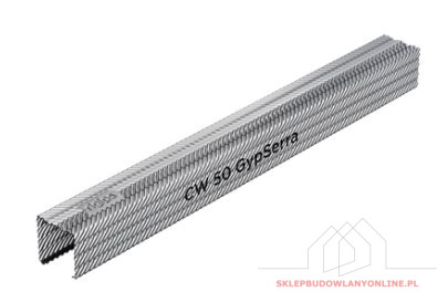 Profil GypSerra® CW50 dł.=3,0 m gr.=0,6mm RIGIPS Profil GypSerra® CW50 dł.=3,0 m gr.=0,6mm RIGIPS