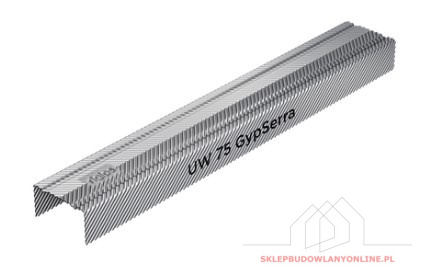 Profil GypSerra® UW75 dł.=4,0 m gr.=0,55mm RIGIPS Profil GypSerra® UW75 dł.=4,0 m gr.=0,55mm RIGIPS