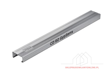 Profil sufitowy GypSerra® CD60 dł.=2,6 m gr.=0,55mm RIGIPS Profil sufitowy GypSerra® CD60 dł.=2,6 m gr.=0,55mm RIGIPS